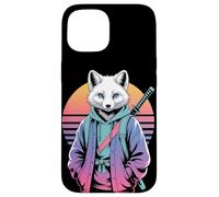Arctic Fox Samurai Sunset Streetwear Animals Case for iPhone 15