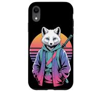 Arctic Fox Samurai Sunset Streetwear Animals Case for iPhone XR