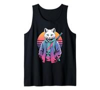 Arctic Fox Samurai Sunset Streetwear Animals Tank Top