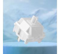 Arctic-Fox Silent Creamy Switches,Linear Cherry MX Switches for Mechanical Keyboard Switch,5-Pin Tears of The Kingdom Switch,35Pcs White Fox Axis V2,POM Stem