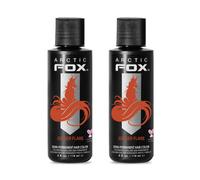 ARCTIC FOX Vegan and Cruelty-Free Semi-Permanent Hair Color Dye - GINGER FLARE 4 Fl Oz (Pack of 2)