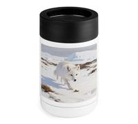 Arctic Foxes Foraging Hard Cooler for Tough and Easy to Carry,Insulated Cooler with Ice Retention,Leak Resistant,Portable Coolers As Travel Mug Great for Camping,Concerts