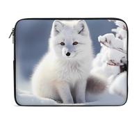 Arctic Foxes in The Snows Laptop Sleeve Bag Protective Laptop Carrying Case Cover for 10/12/13/15/17 Inch