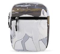 Arctic Foxes on The Tundra Crossbody Bag Unisex,Sling Bag with Adjustable Strap And Zip,Shoulder Bags for Work Travel