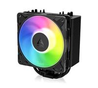 ARCTIC Freezer 36-S A-RGB - CPU cooler with ARGB lighting for Intel & AMD, single tower, pressure-optimized 120 mm P12 Pro fan, 600-3000 rpm, fluid dynamic bearing, incl. MX-7 - Black