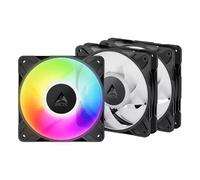 Arctic P12 Pro A-RGB High Static Pressure 120mm PWM Fan - Black Triple Pack