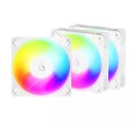 ARCTIC Freezer P12 Pro Reverse A-RGB (White) - 3 Pack - 120 mm A-RGB PWM Fan with Cable Splitter