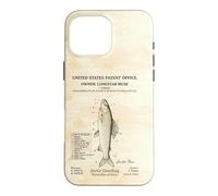 Arctic Grayling Fishing Patent Father's Day Vintage Art Case for iPhone 16 Pro Max