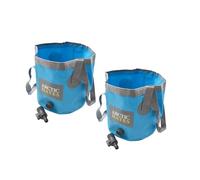 Arctic Hayes Foldable Bucket 12L with Tap - Pack of 2 Buckets