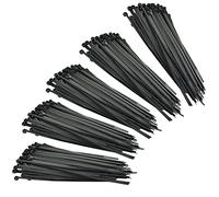 Arctic Hayes Heavy Duty Cable Ties, 200mm x 2.5mm, Self-Locking, UV Stable, Durable Zip Ties for Indoor and Outdoor Use, Retail, Office, Garage, Workshop, Home, Garden, DIY - 500 Pieces, Black