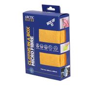 Arctic Hayes Microfibre Cloths, All Purpose Cleaning Microfibre Towels, Box of 5, Yellow