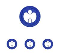 Arctic Hayes SK3/001 Split klick Monobloc Washer for Single Bolt Fixing (Pack of 4)