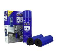 Arctic Hayes ZEK2 Aero Disposable Pipe Freeze Kit with 2 Freezing Jackets for Plumbing Installation, Repair & Maintenance. Freezes Plastic & Metal Pipes (8-28mm Diameter), Blue