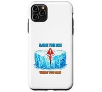 Arctic Ice Climate Awareness Environmental Illustration Case for iPhone 11 Pro Max