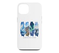 Arctic Icebergs and Lights Vacation Greenland Case for iPhone 13