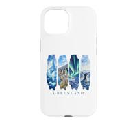 Arctic Icebergs and Lights Vacation Greenland Case for iPhone 15
