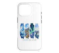Arctic Icebergs and Lights Vacation Greenland Case for iPhone 16 Pro
