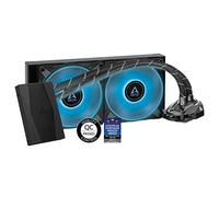 ARCTIC Liquid Freezer II 280 RGB (Incl. Controller) - Multi-compatible all-in-one CPU AIO water cooler with RGB, efficient PWM-controlled pump, fan speed: 200-1900 RPM, LGA1700 compatible - Black