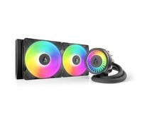 ARCTIC Liquid Freezer III Pro 280 A-RGB - AIO CPU Cooler, 2 x 140 mm Water Cooling, 38 mm Radiator, PWM Pump, VRM Fan, AM5/AM4, Intel LGA1851/1700 Contact Frame - Black