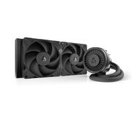 ARCTIC Liquid Freezer III Pro 280 - AIO CPU Cooler, 2 x 140 mm Water Cooling, 38 mm Radiator, PWM Pump, VRM Fan, AMD AM5/AM4, Intel LGA1851/1700 Contact Frame - Black