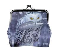 Arctic Owl Printing Small Coin Purse, Lightweight Travel Wallet for Sightseeing Tours and Shopping Sprees