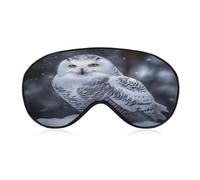 Arctic Owl Sleep Mask Arctic Owl Light Blocking Sleeping Eye Mask, Eye Cover with Adjustable Strap Eye Sleep Shade Cover