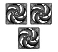 ARCTIC P12 Max 12cm 120mm Black PC PWM Case Fans 200-3300RPM 81CFM 4-Pin x 3