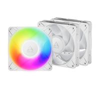 ARCTIC P12 Pro A-RGB 120mm 12cm PWM 4-Pin PC Case Fans 3 x Pack of White ARGB