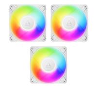 Arctic P12 Pro A-RGB 120mm PWM Case Fan 3000 RPM 77 CFM 4-Pin White Pack