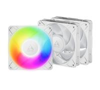 ARCTIC P12 Pro A-RGB - 3 Pack - Powerful Premium Fan, 120 mm PWM Fan with Y-Cable Splitter, 600-3000 rpm, 0 rpm <5% PWM, 5V Digital RGB, Fluid Dynamic Bearing, 4-Pin - white