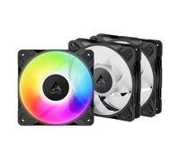 Arctic P12 Pro A-RGB High Static Pressure 120mm PWM Fan - Black Triple Pack