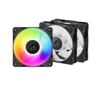 120mm Arctic P12 Pro A-RGB LN, Triple Pack, Black, ARGB, 7 Blade, FD Bearing, 20