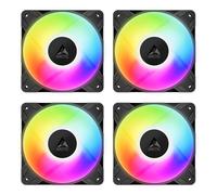 Arctic P12 Pro A-RGB LN 120mm PWM Low Noise Case Fan 2000 RPM 4-Pin Black Pack