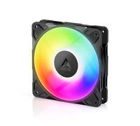 ARCTIC P12 Pro A-RGB - Powerful Premium Fan, 120 mm PWM Fan with Y-Cable Splitter, 600-3000 rpm, 0 rpm <5% PWM, 5V Digital RGB, Fluid Dynamic Bearing, 4-Pin - Black