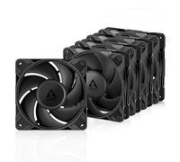 ARCTIC P12 Pro PST - 5 Pack - Powerful Premium Fan, 120 mm PWM Fan with Y-Cable Splitter, 600-3000 rpm, 0 rpm <5% PWM, Fluid Dynamic Bearing, 4-Pin - Black