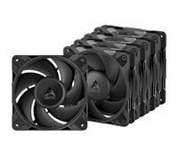 Arctic P12 Pro PST Black PWM Five Fan Pack - 120mm