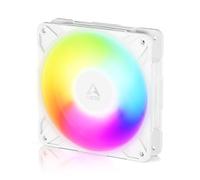 ARCTIC P12 Pro Reverse A-RGB - 120 mm Premium Fan with Reverse Airflow, PWM Fan with Y cable splitter, 500-3000 rpm, 0 rpm <5% PWM, 5V Digital RGB, hydrodynamic bearing, 4-Pin - White