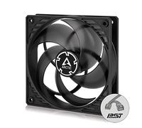 ARCTIC P12 PWM PST - 120 mm Case Fan with PWM Sharing Technology (PST), Pressure-optimised, quiet motor, Computer, Fan Speed: 200-1800 RPM - Black, Transparent
