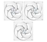 Arctic P12 PWM PST 120mm Case Fan 200-1800 RPM 56.3 CFM 4-Pin White/White Pack