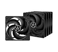 Arctic P12 PWM PST Black Fan Five Pack - 120mm