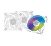 ARCTIC P12 PWM PST A-RGB 0dB - Semi-Passive 120 mm Fan with Digital A-RGB in white and Value Pack