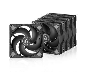 ARCTIC P14 Max (5 Pack) - PC Fan, High-Performance 140 mm Case Fan, PWM controlled 400-2800 rpm, Optimised for static pressure, 0dB mode - Black