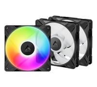ARCTIC P14 Pro A-RGB - 3 Pack - Powerful Premium Fan, 140 mm PWM Fan with Y-Cable Splitter, 400-2500 rpm, 0 rpm <5% PWM, 5V Digital RGB, Fluid Dynamic Bearing, 4-Pin - Black