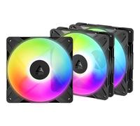 ARCTIC P14 Pro 140mm Reverse A-RGB PWM Fan - Black 3 Pack
