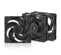 ARCTIC P14 Pro Reverse - 3 Pack - 140 mm Premium Fan with Reverse Airflow, PWM Fan with Y cable splitter, 400-2650 rpm, 0 rpm <5% PWM, hydrodynamic bearing, 4-Pin - Black