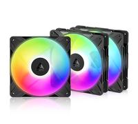ARCTIC P14 Pro Reverse A-RGB - 3 Pack - 140 mm Premium Fan with Reverse Airflow,