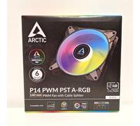 ARCTIC P14 PWM PST A-RGB 0dB - Semi-Passive 140 mm Fan with Digital A-RGB