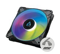 ARCTIC P14 PWM PST ARGB 140mm 14cm Black Case Fan 1900RPM 69CFM 0dB Mode 12 LEDs