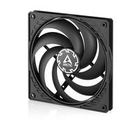 ARCTIC P14 Slim PWM PST - PC Fan, 140mm Fan, PC Case Fan with PWM Sharing Technology (PST), Pressure-optimised, Quiet motor, Computer, Extra slim, 150-1800 rpm - Black