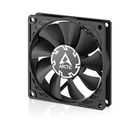 ARCTIC P8 Slim 8cm PWM PST Case Fan, Black, Fluid Dynamic, 300-3000 RP